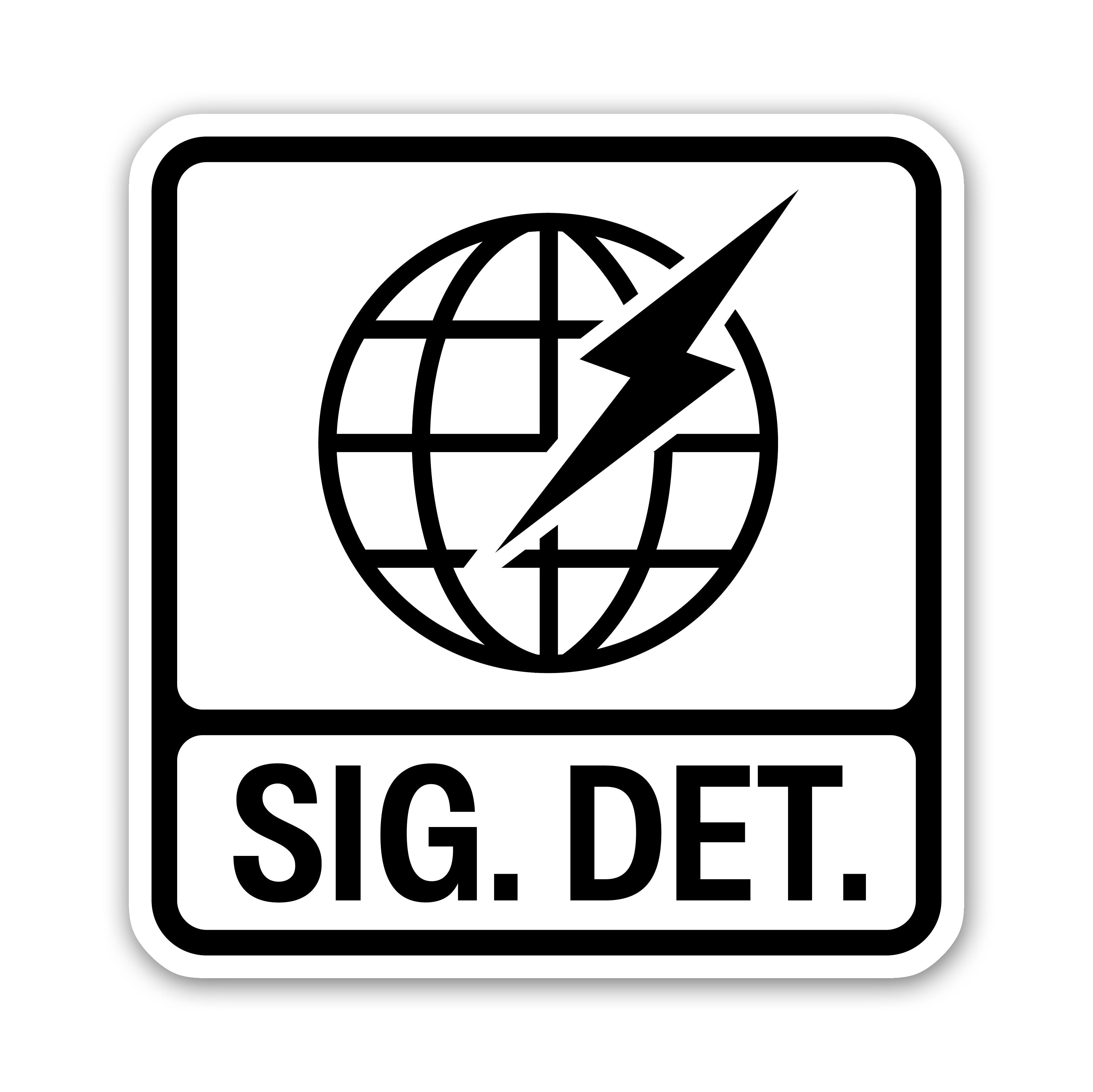 SIG DET Basic Logo Sticker